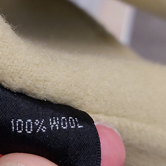 Linda Allard Ellen Tracy, light apple green jacket, size 8 100% wool - Picture 5 of 5